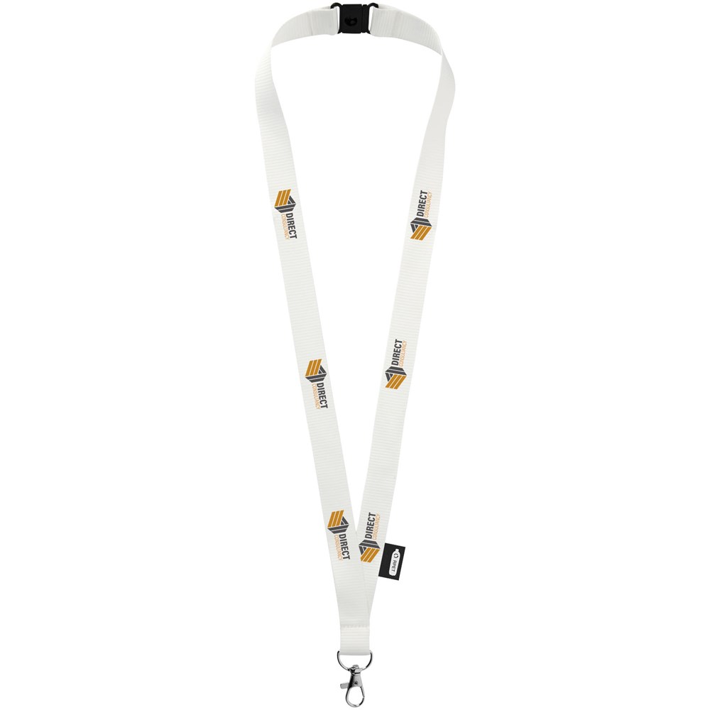 Tom gerecyclede PET lanyard met veiligheidssluiting