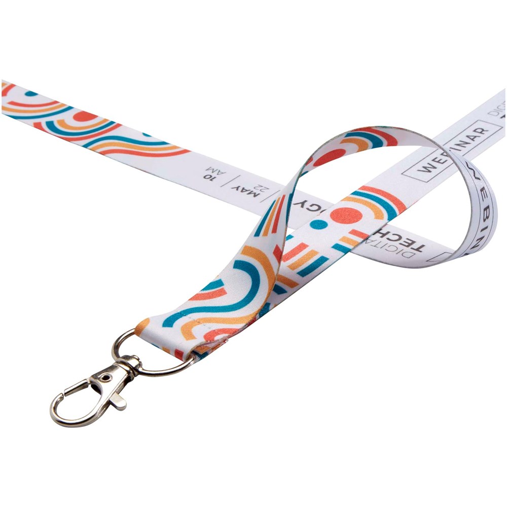 Addie sublimatie lanyard met safety breakaway sluiting