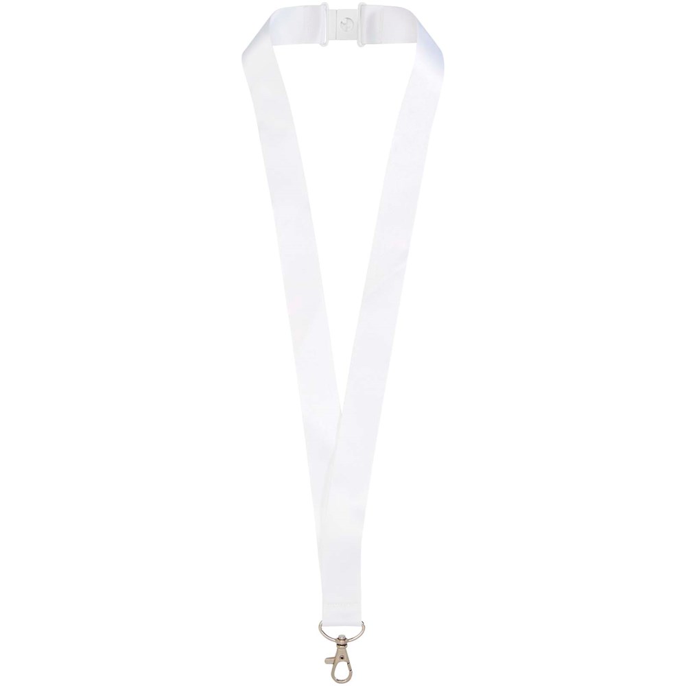 Addie gerecycled PET lanyard met safety breakaway sluiting