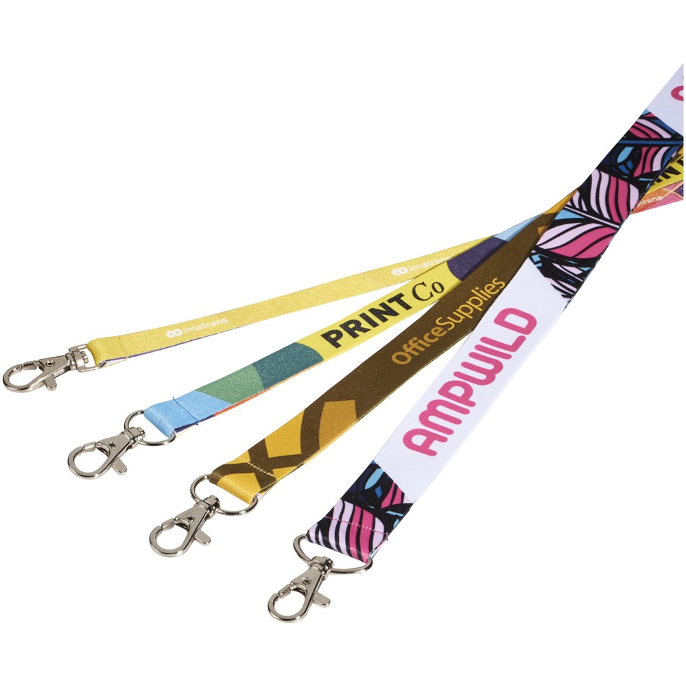 Addie sublimatie lanyard met safety breakaway sluiting